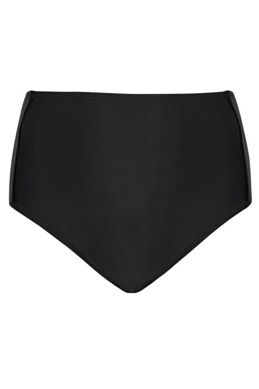 YOURS Curve Black Tummy Control Bikini Brief