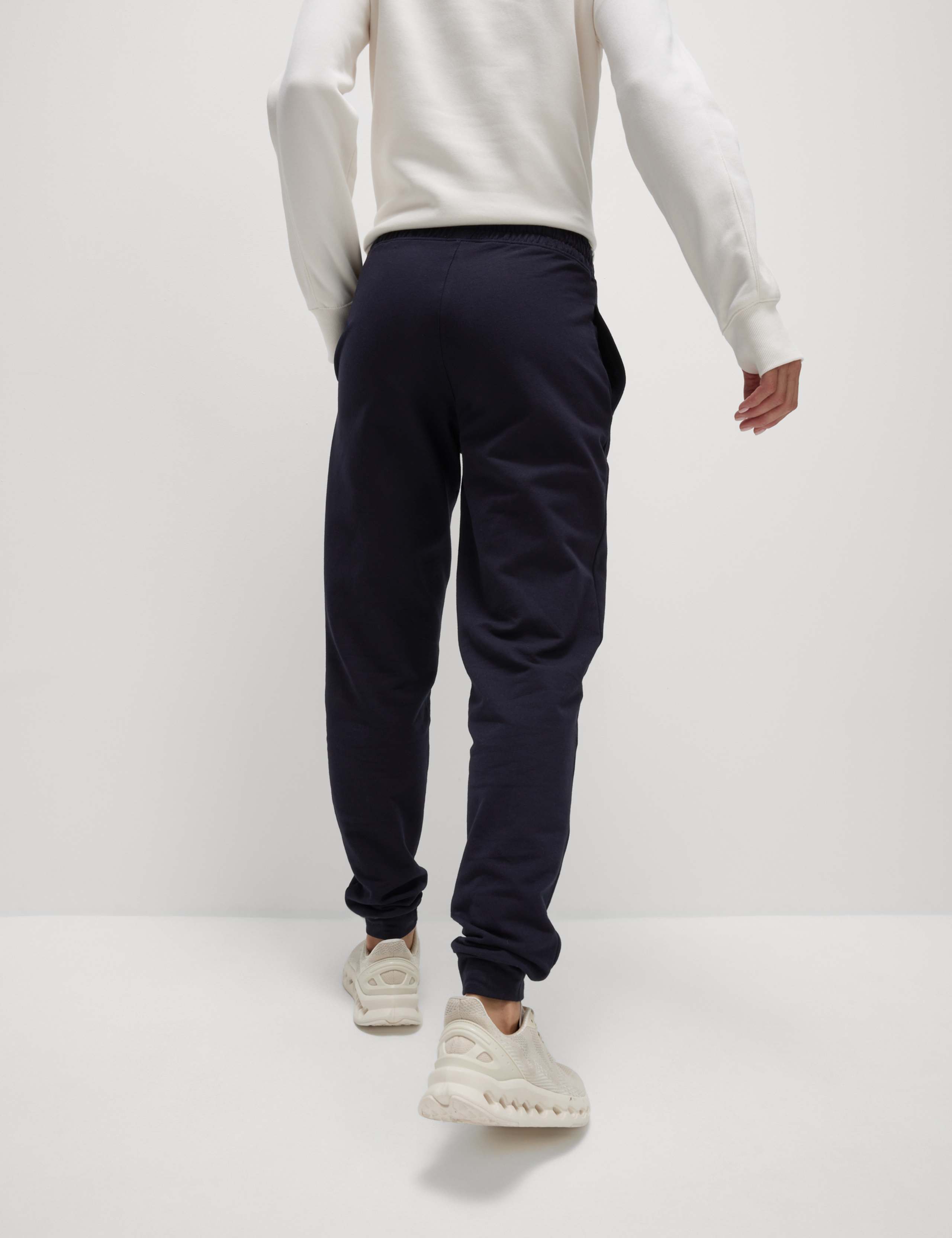 M&S Cotton Rich Cuffed High Waisted Joggers