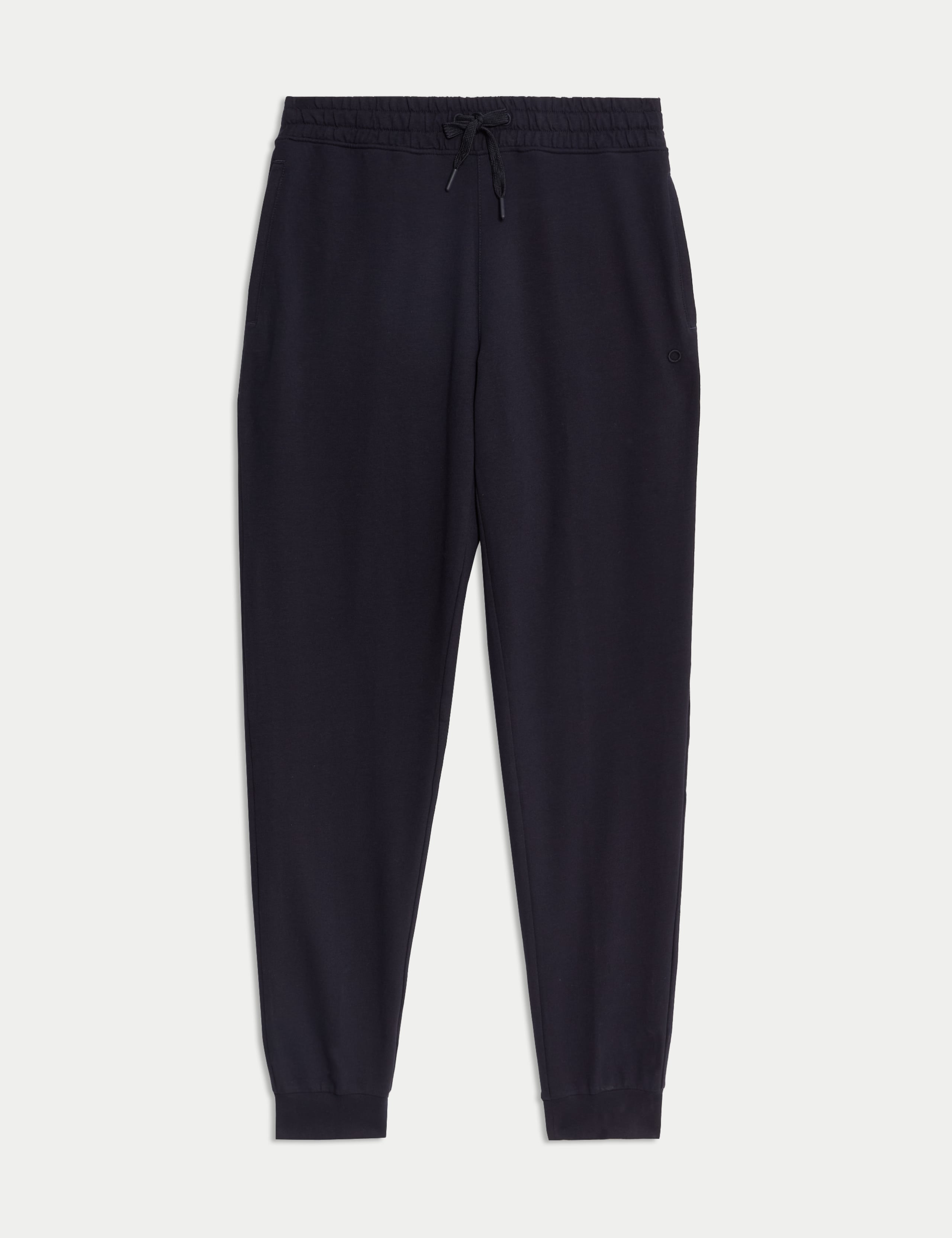 M&S Cotton Rich Cuffed High Waisted Joggers
