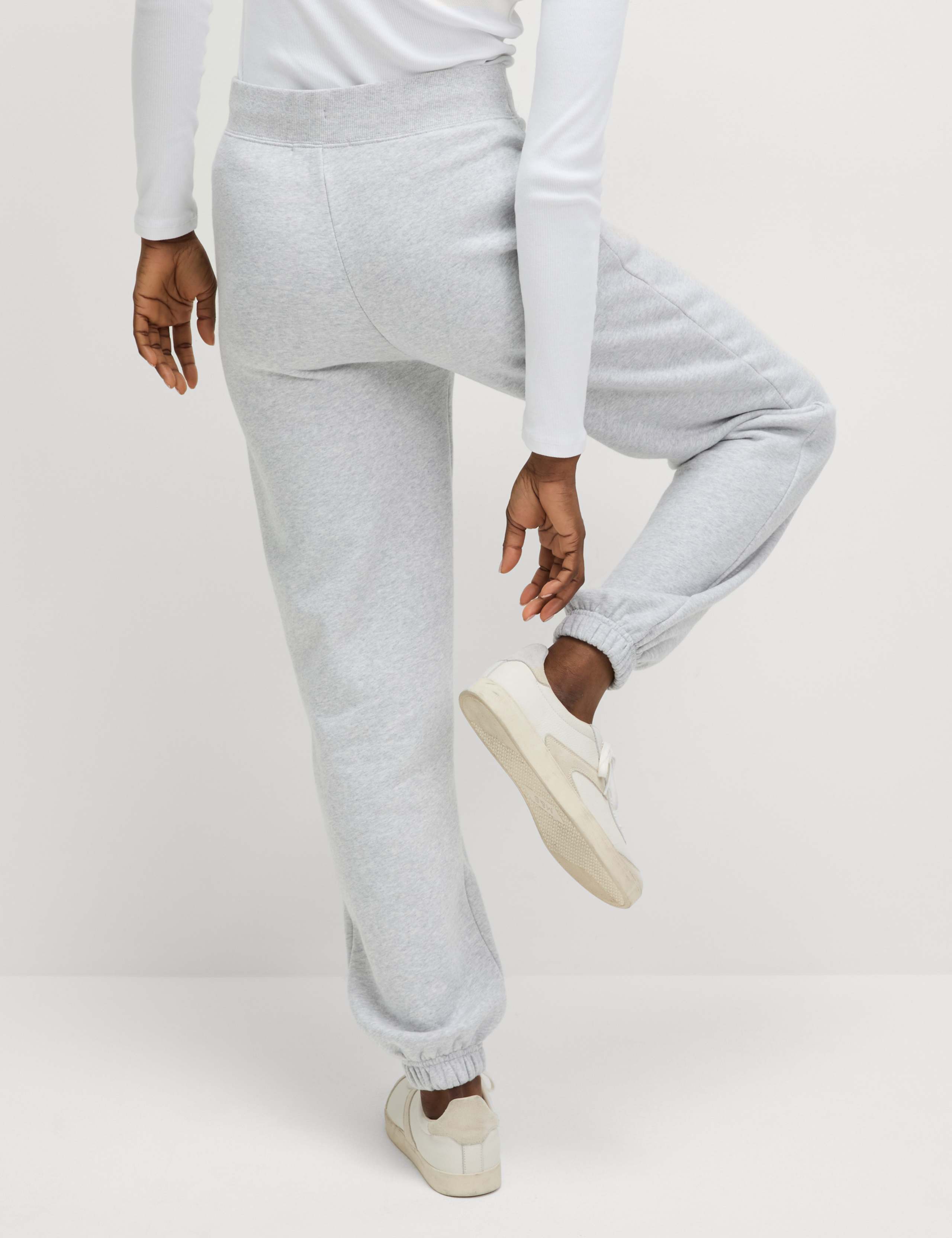 M&S Cotton Rich Drawstring Cuffed Joggers