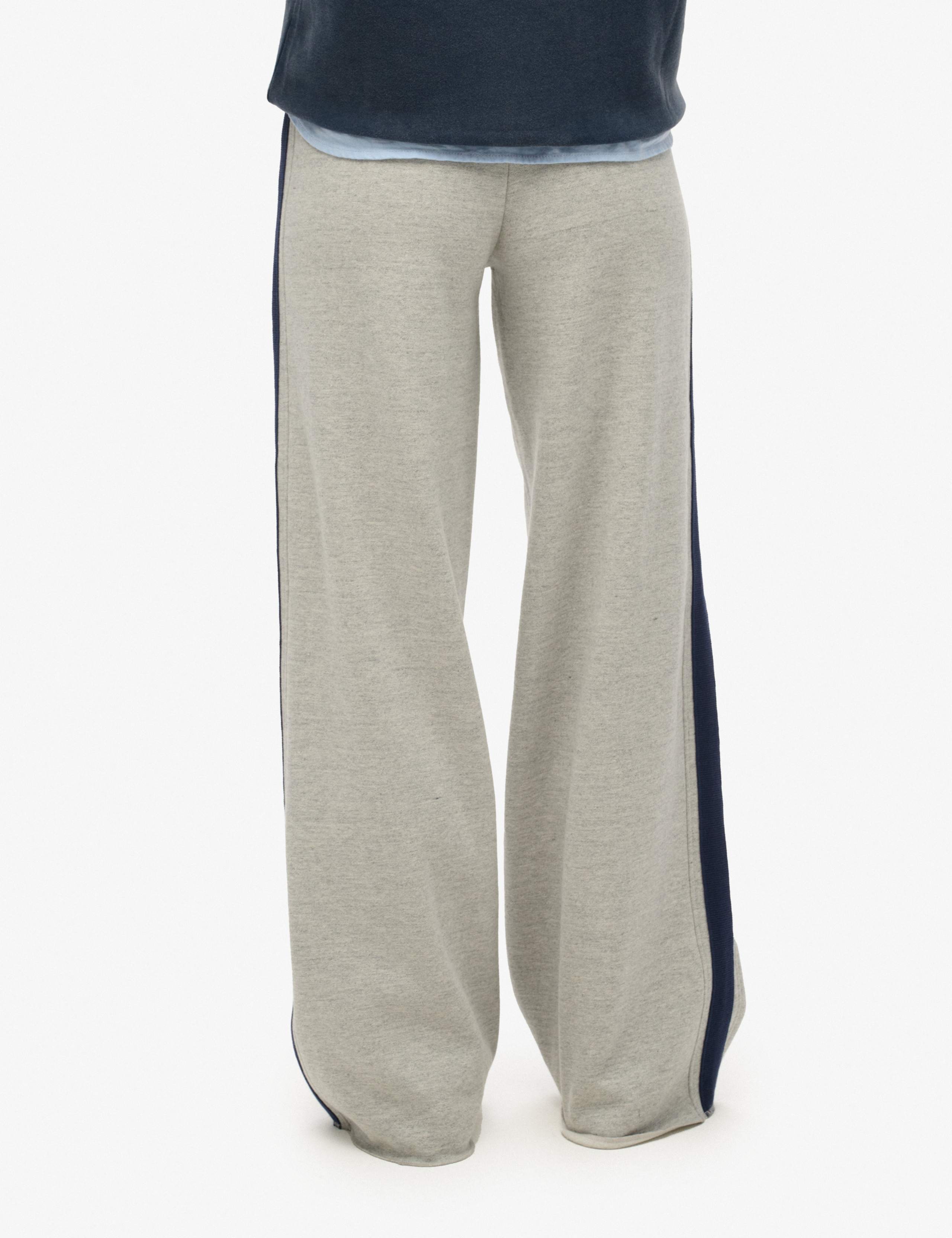 M&S Cotton Rich Wide Leg Joggers