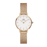 Daniel Wellington Petite Pressed Melrose Ladies Rose Gold Watch DW00100447