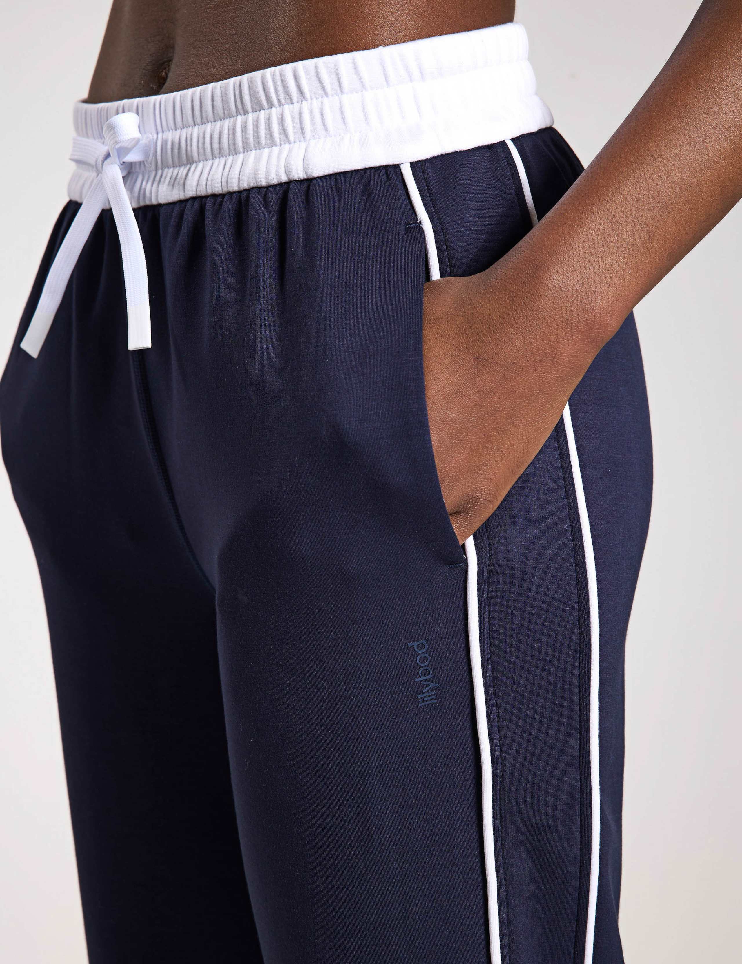 M&S Kirsten Side Stripe Wide Leg Joggers