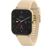 REFLEX ACTIVE Series 23 Smart Watch - Pale Gold & Cream, Silicone Strap