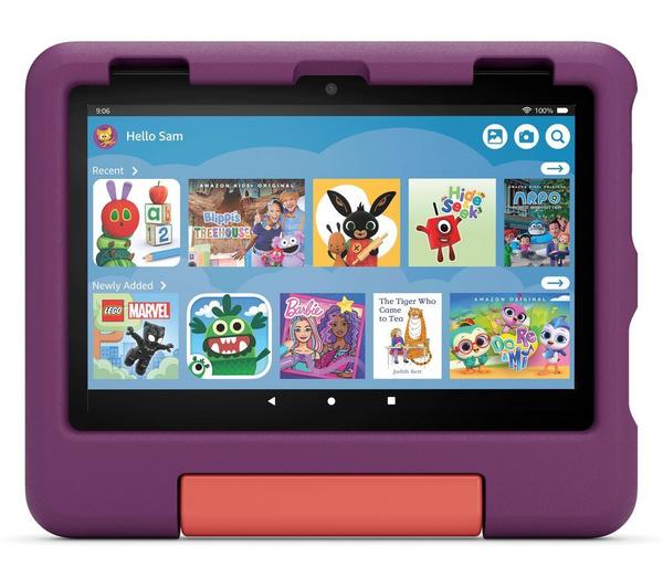 AMAZON Fire HD 8" Kids (ages 3-7) Tablet (2024) - 32 GB, Grape