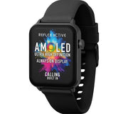 REFLEX ACTIVE Series 30 Smart Watch - Black, Silicone Strap