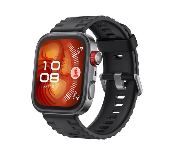 HUAWEI Watch Fit 4 Pro - Titanium Black, Fluoroelastomer Strap