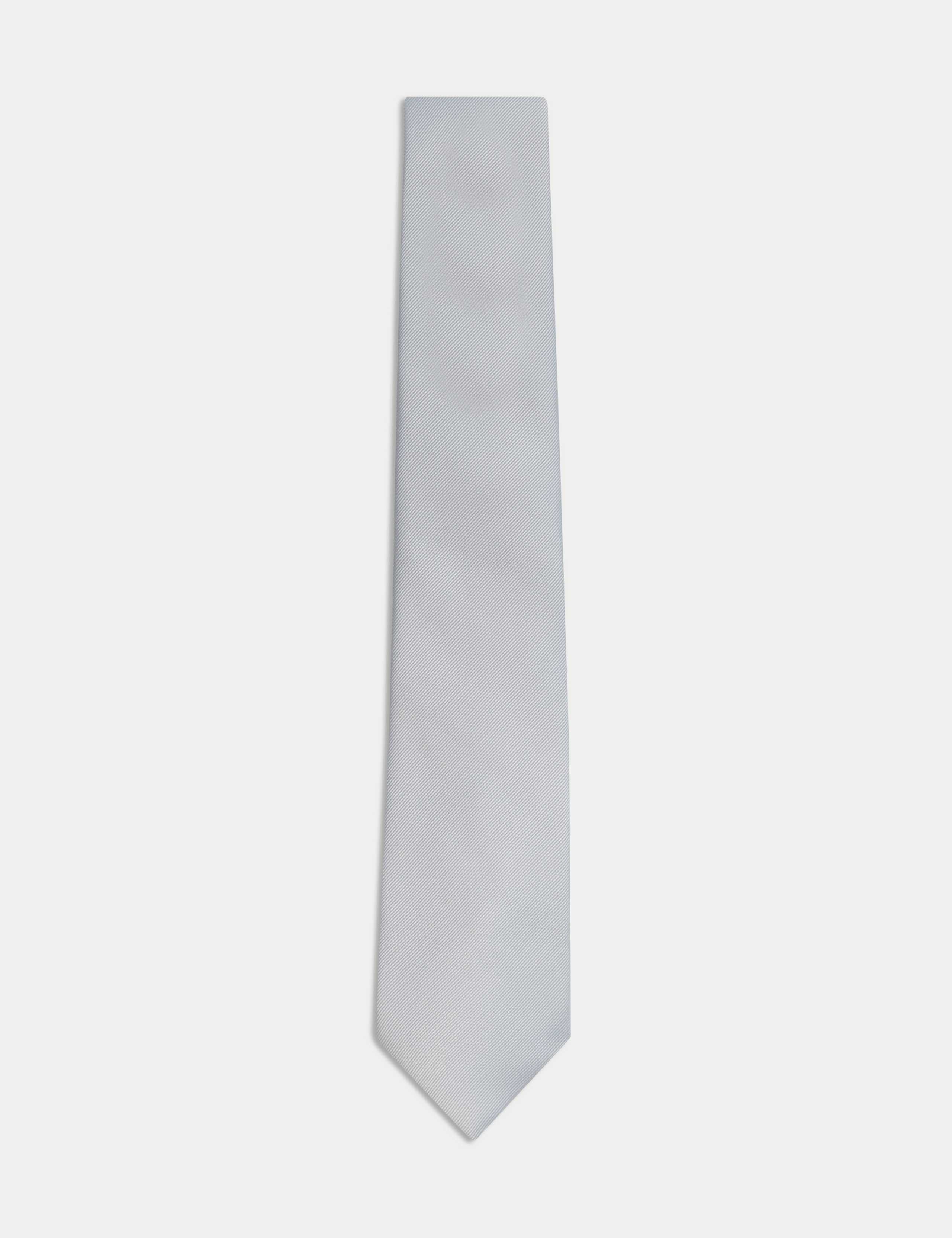 Machine Washable Tie - Silver