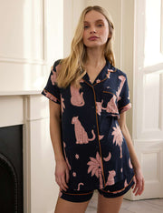 Maternity Cotton Rich Printed Shortie Set