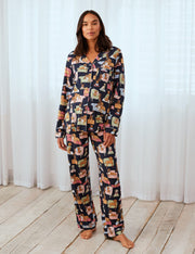 Maternity Dog Print Pyjama Set