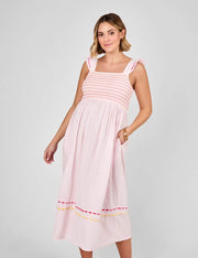 Maternity Pure Cotton Midi Smock Dress