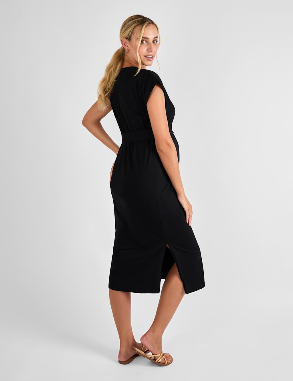 Maternity Pure Cotton Midi T-Shirt Dress