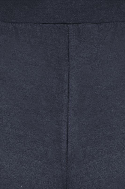 YOURS Curve Navy Blue Jersey Pull On Shorts