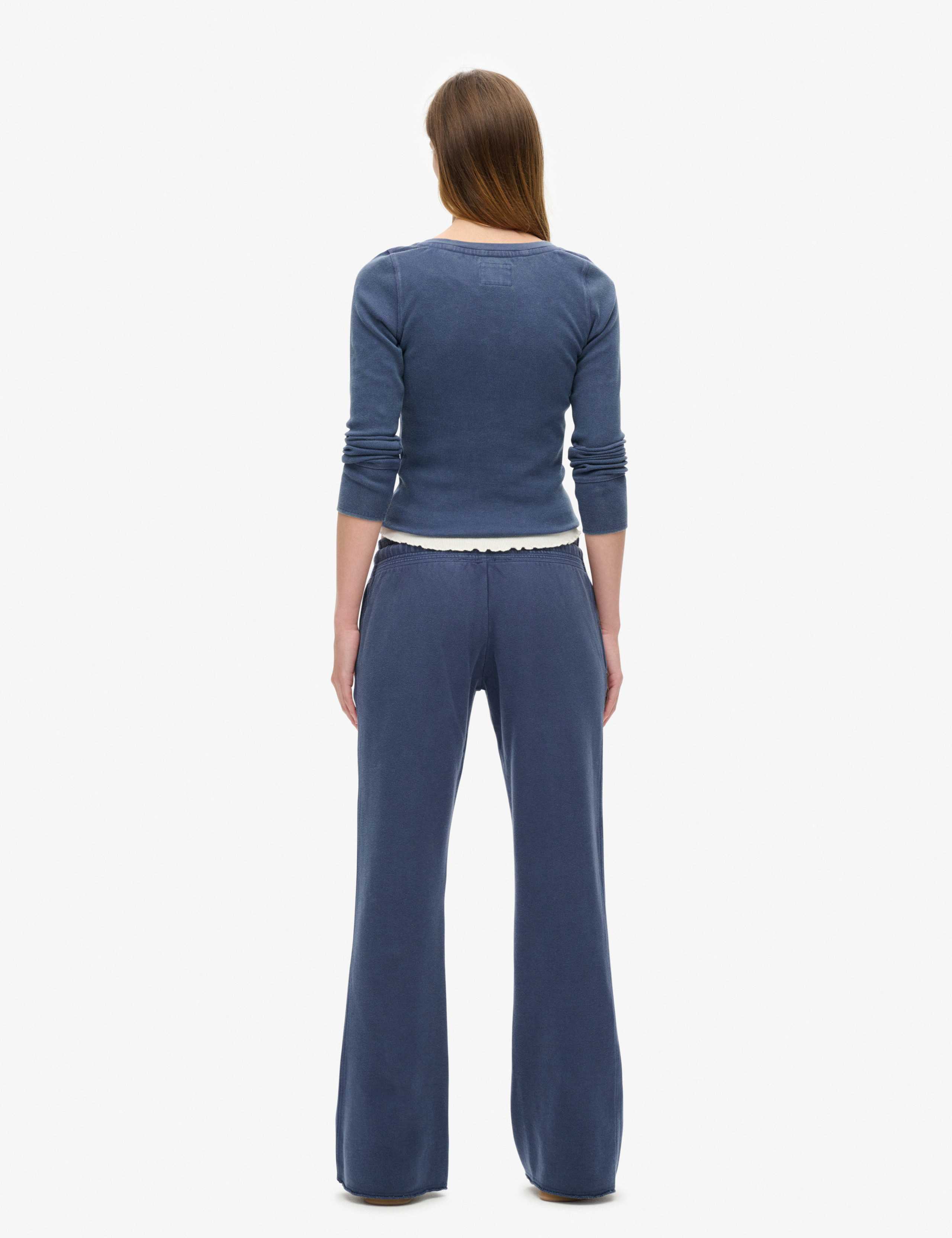 M&S Pure Cotton Slim Fit Flare Joggers