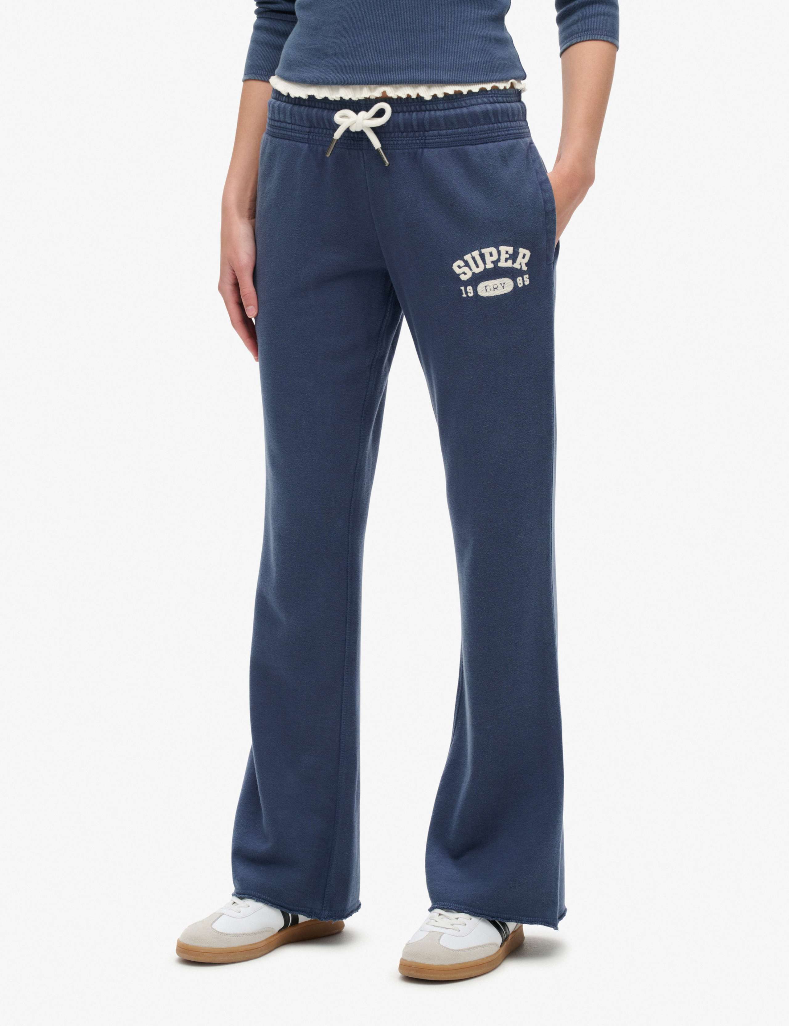 M&S Pure Cotton Slim Fit Flare Joggers