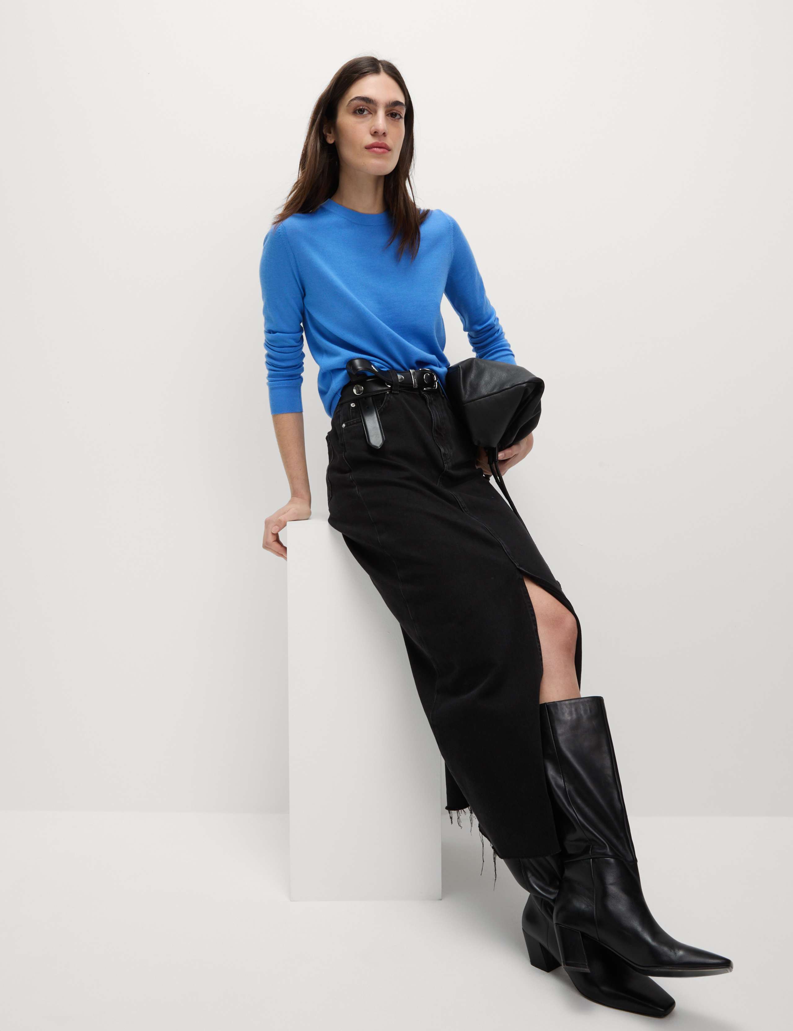 M&S Pure Merino Wool Crew Neck Jumper