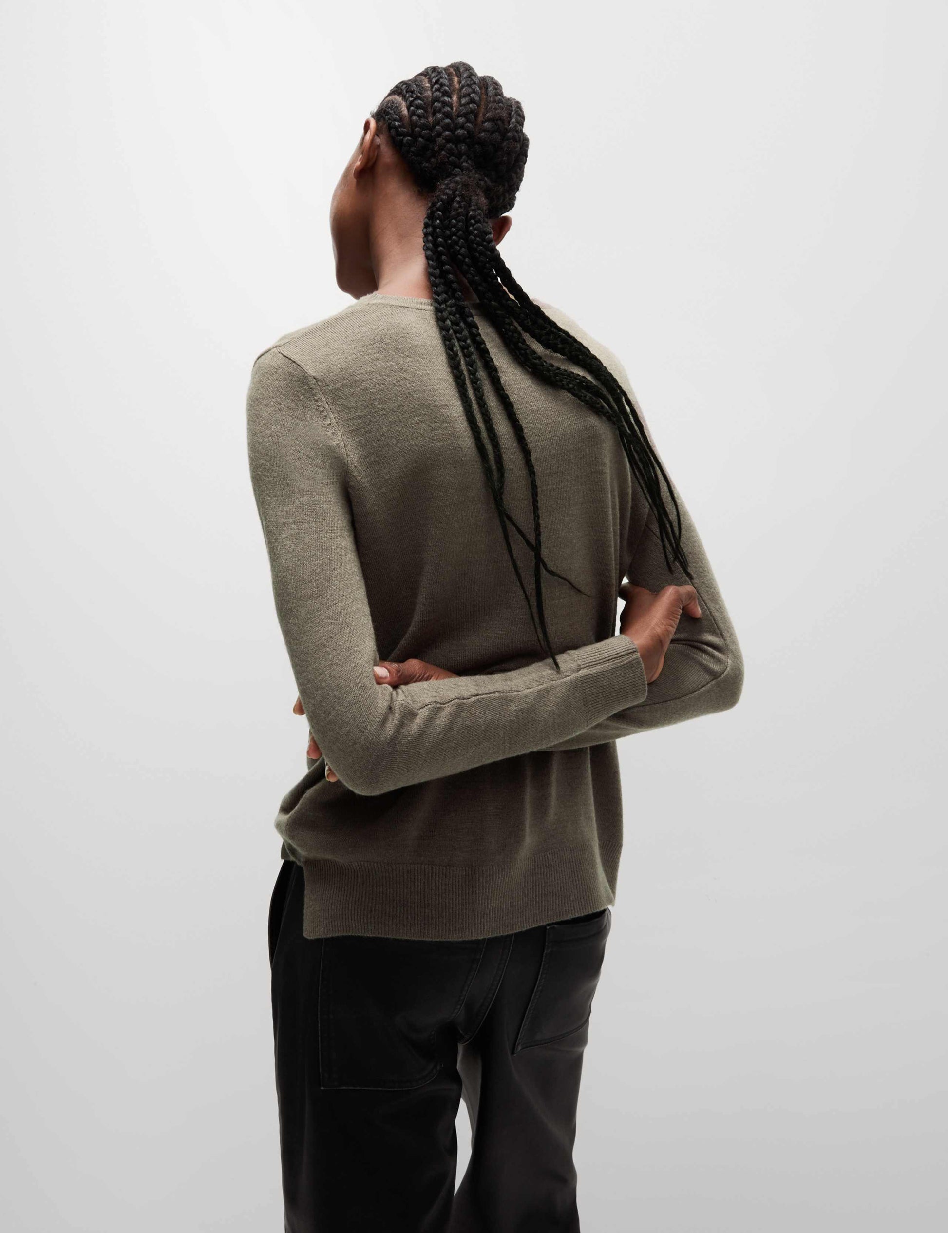 M&S Supersoft Crew Neck Jumper - Nutmeg