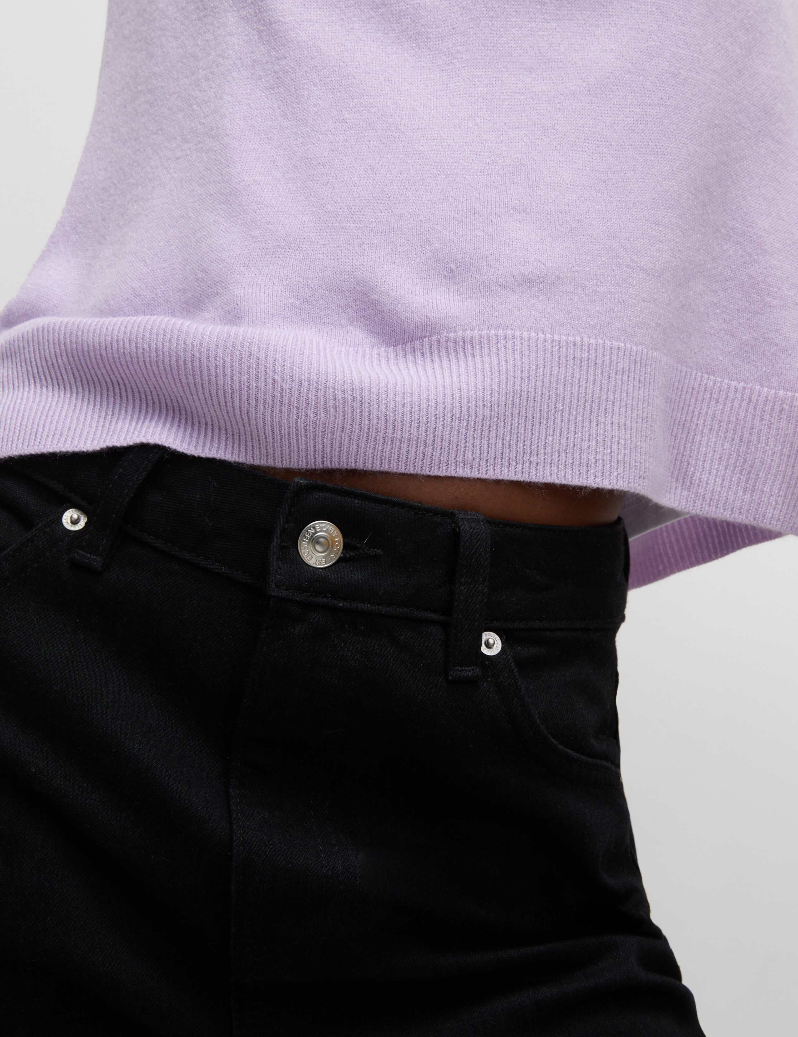 M&S Supersoft Crew Neck Jumper - Dusted Lilac