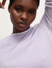 M&S Supersoft Crew Neck Jumper - Dusted Lilac