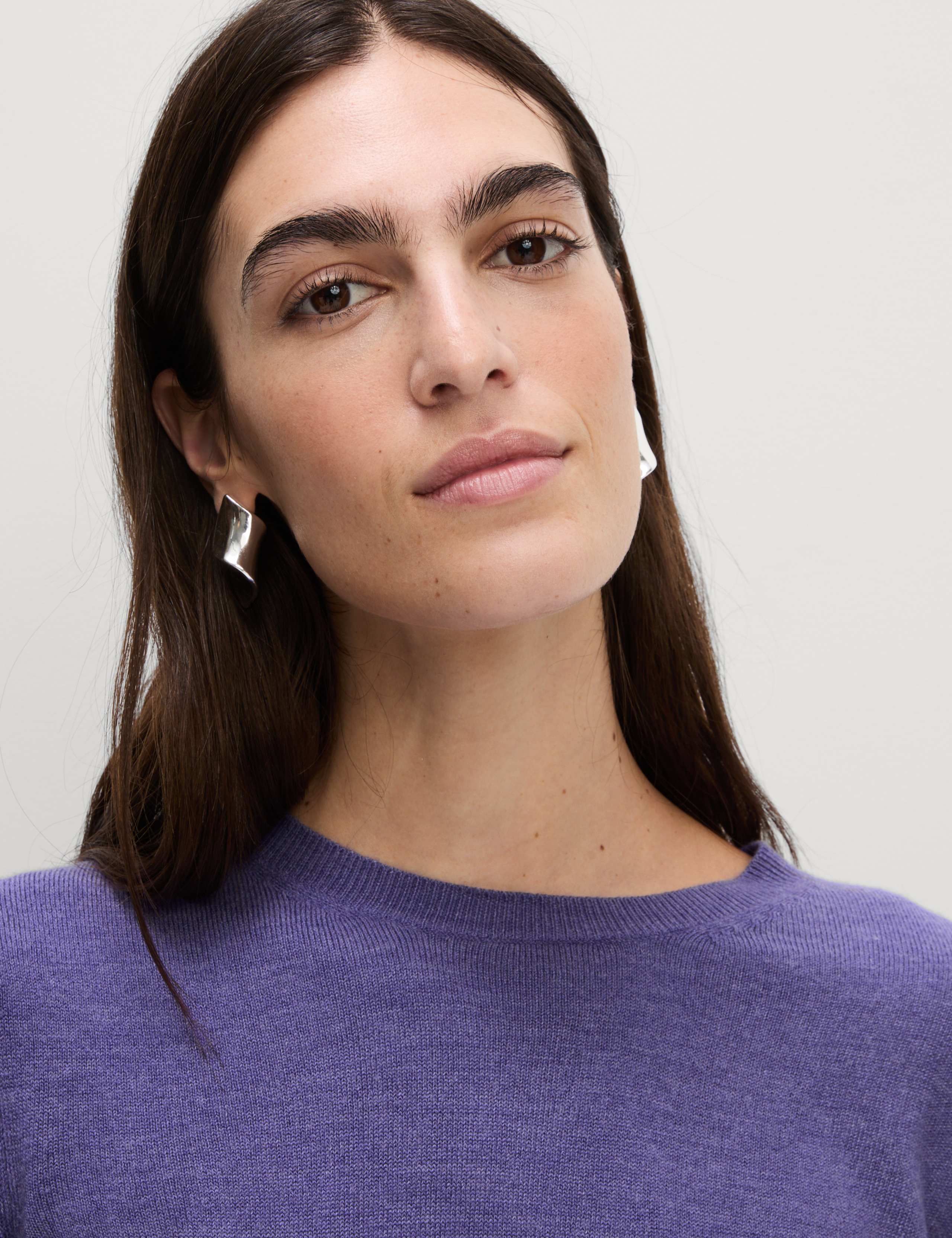 M&S Supersoft Crew Neck Jumper - Bright Mauve