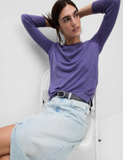 M&S Supersoft Crew Neck Jumper - Bright Mauve