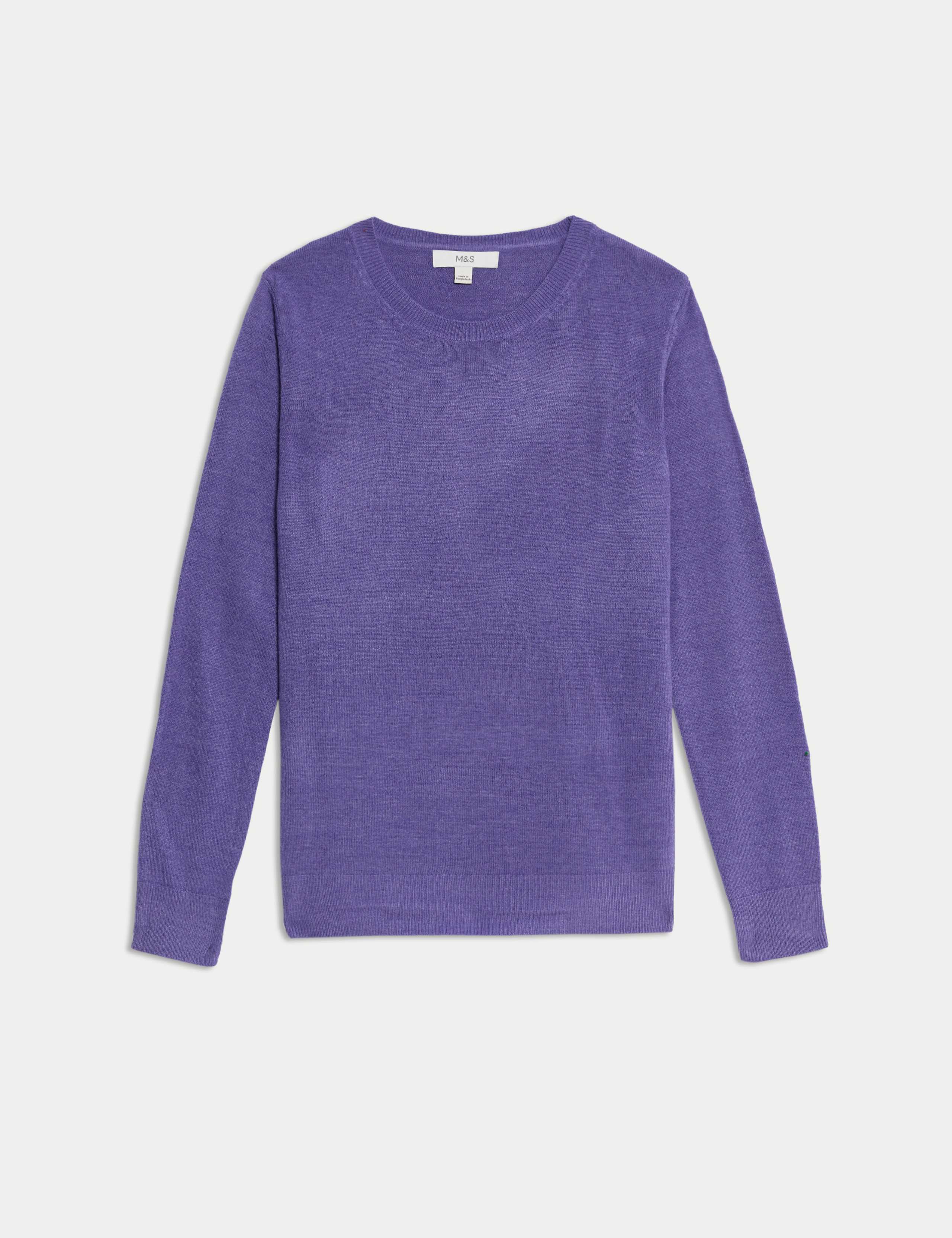 M&S Supersoft Crew Neck Jumper - Bright Mauve