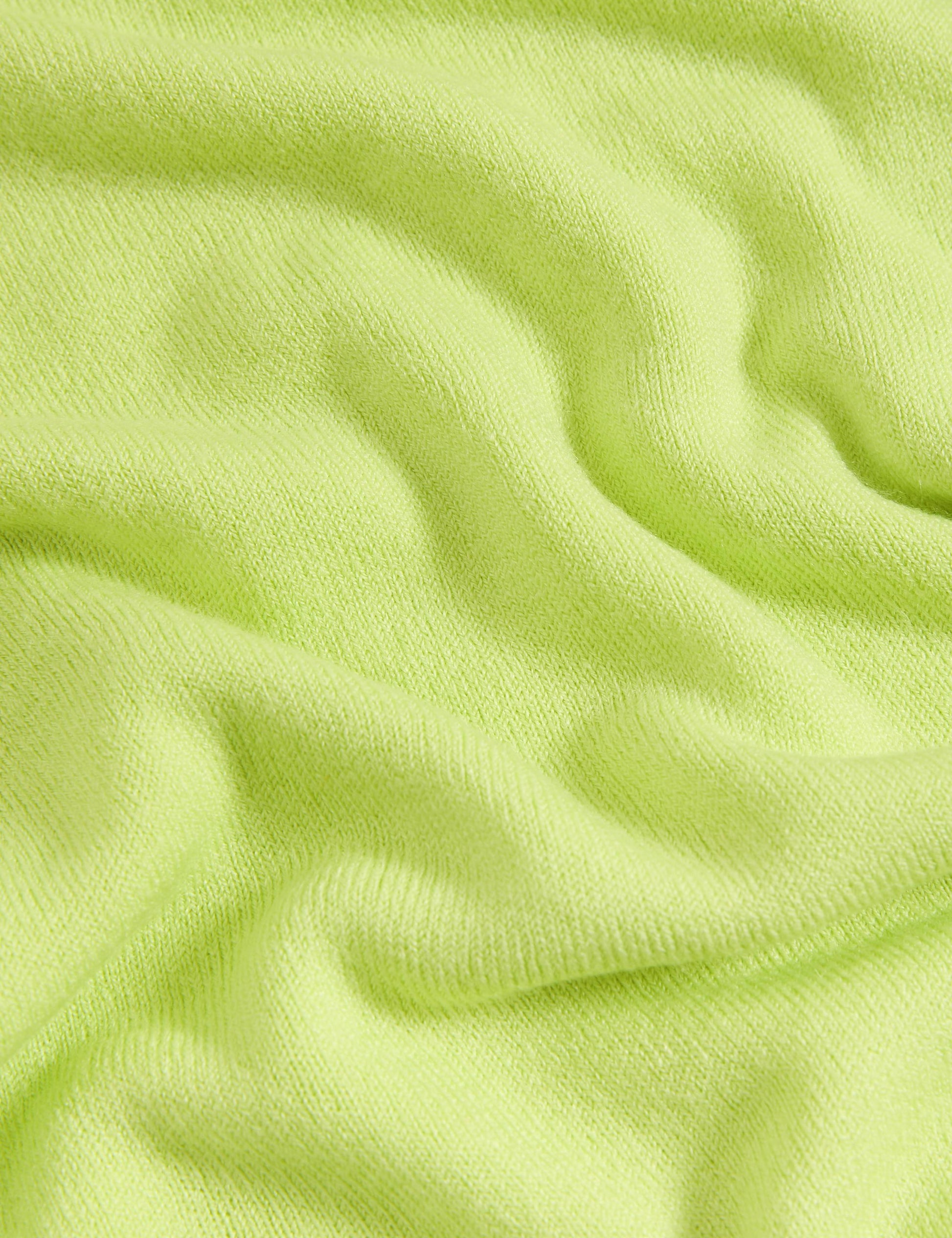 M&S Supersoft Crew Neck Jumper - Soft Lime