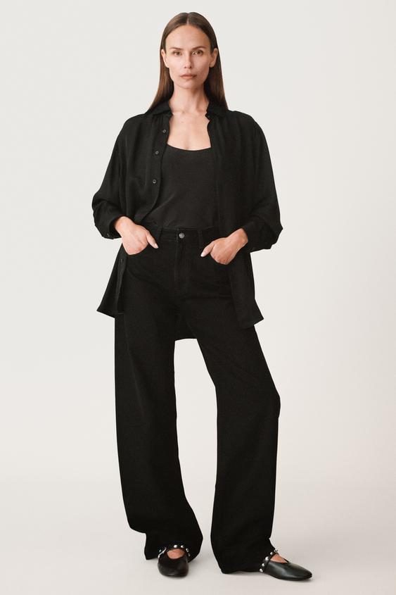 ZARA HIGH-WAIST CURVED JEANS 50TH ANNIVERSARY
