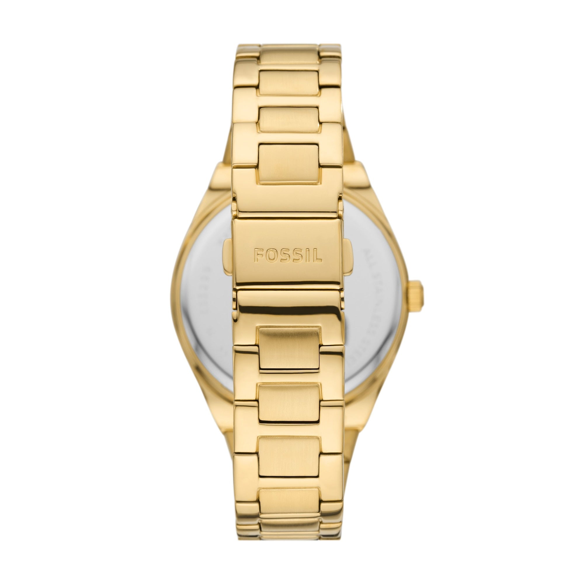 Scarlette Women's Textured Bezel Gold Tone Bracelet Watch