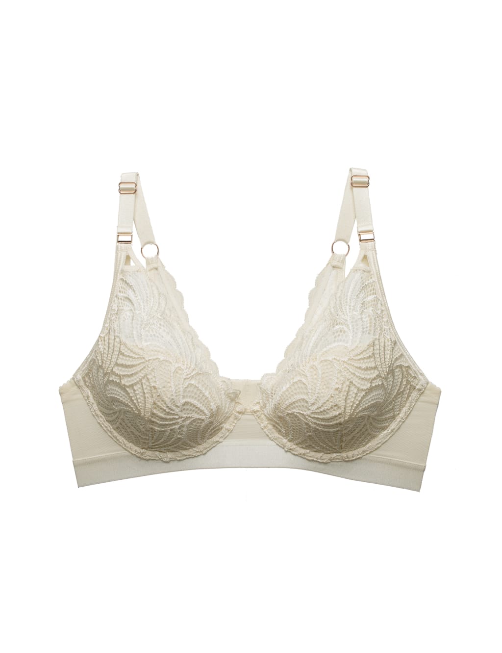 Warrior Plunge Lace Flexi Wired Nursing Bra C-G