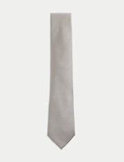 Woven Pure Silk Tie - Champagne