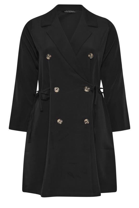 LIMITED COLLECTION Curve Black Long Sleeve Blazer Dress