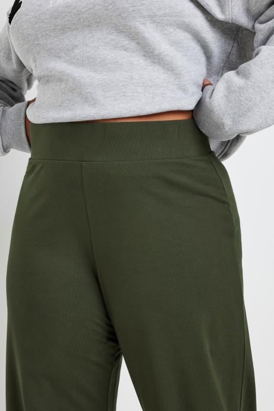 YOURS Curve Khaki Green Wide Leg Yoga Pants