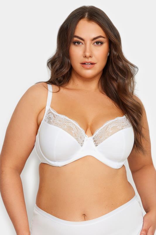 YOURS 2 PACK Black & White Non-Padded Underwired Bra