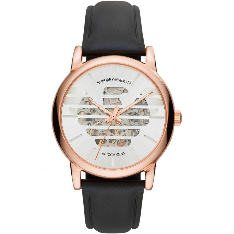 Emporio Armani AR60031 Men's Automatic Luigi Rose Watch