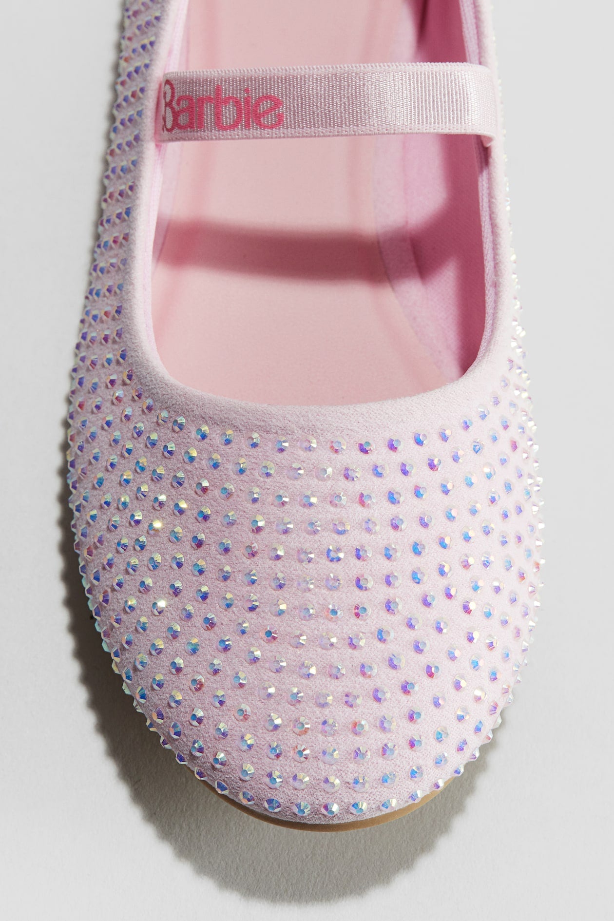 Glittery ballet pumps
