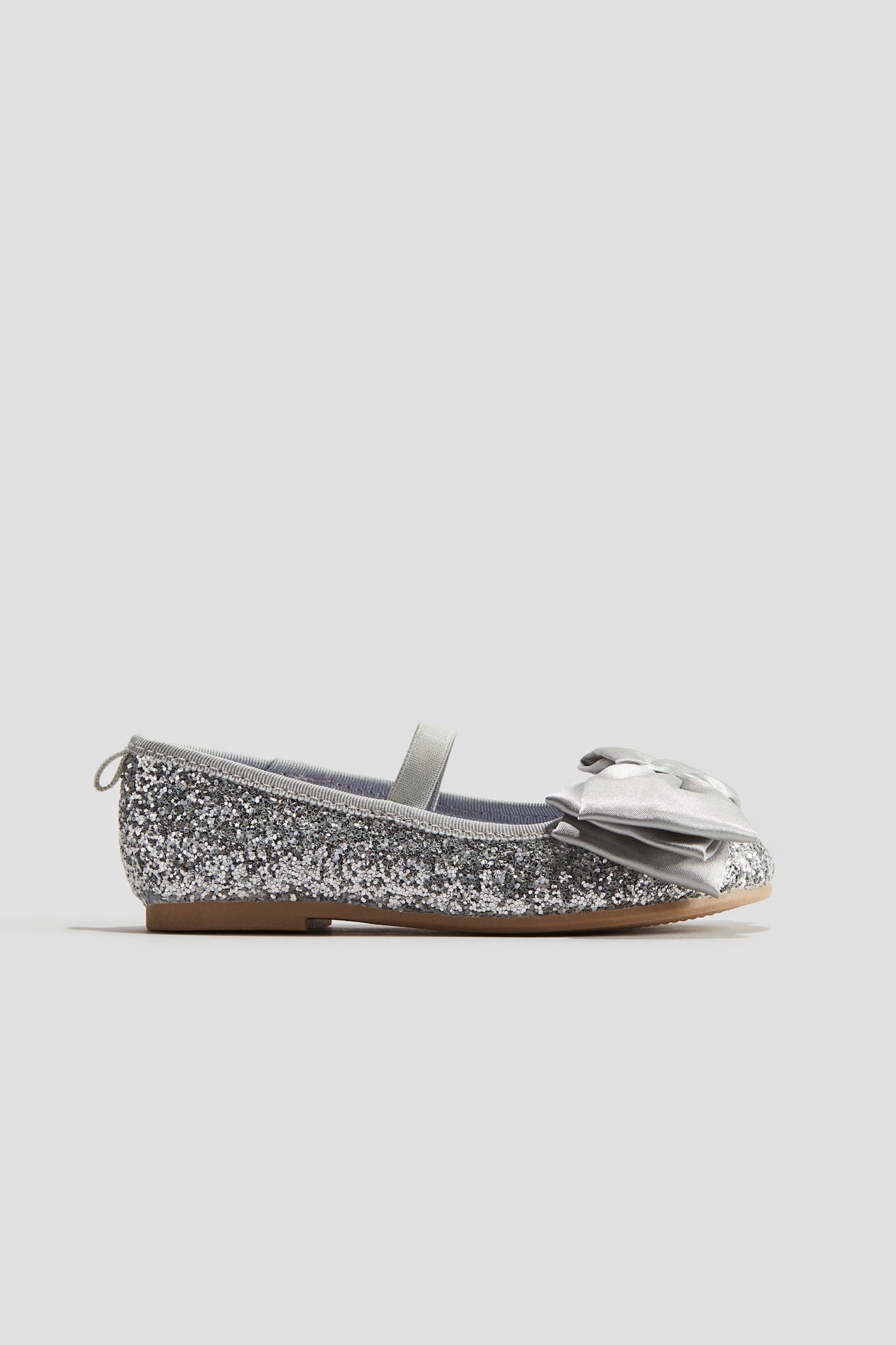 Glittery ballet pumps