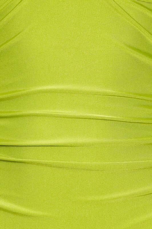 YOURS Curve Green Shell Detail Swimsuit