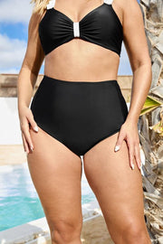 YOURS Black Super High Waisted Tummy Control Bikini Briefs