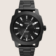 Fossil Men's Machine Black Dial Black Bracelet Watch FS5971