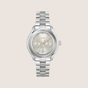 BOSS Men's Silver Day-Date Dial Stainless Steel Bracelet Watch 1502747