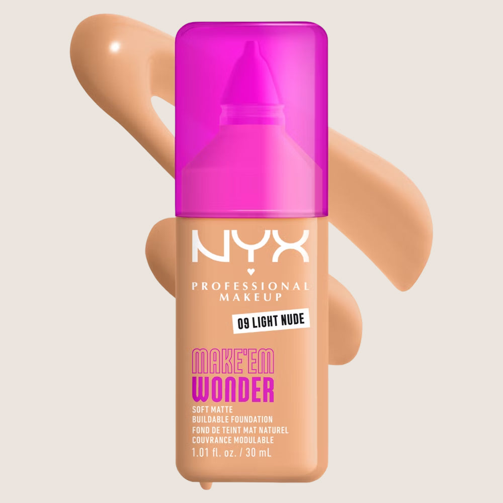 NYX Professional Makeup Make EM Wonder 24H Soft Matte Foundation 24-Hour Wear