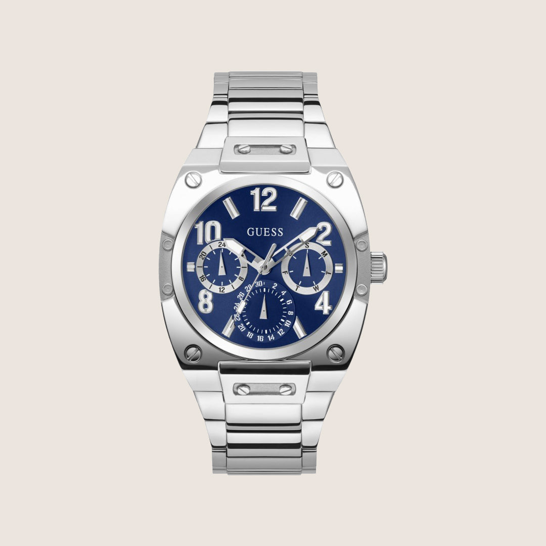 Guess Women's Blue Dial Watch Blue Dial GW0624G1