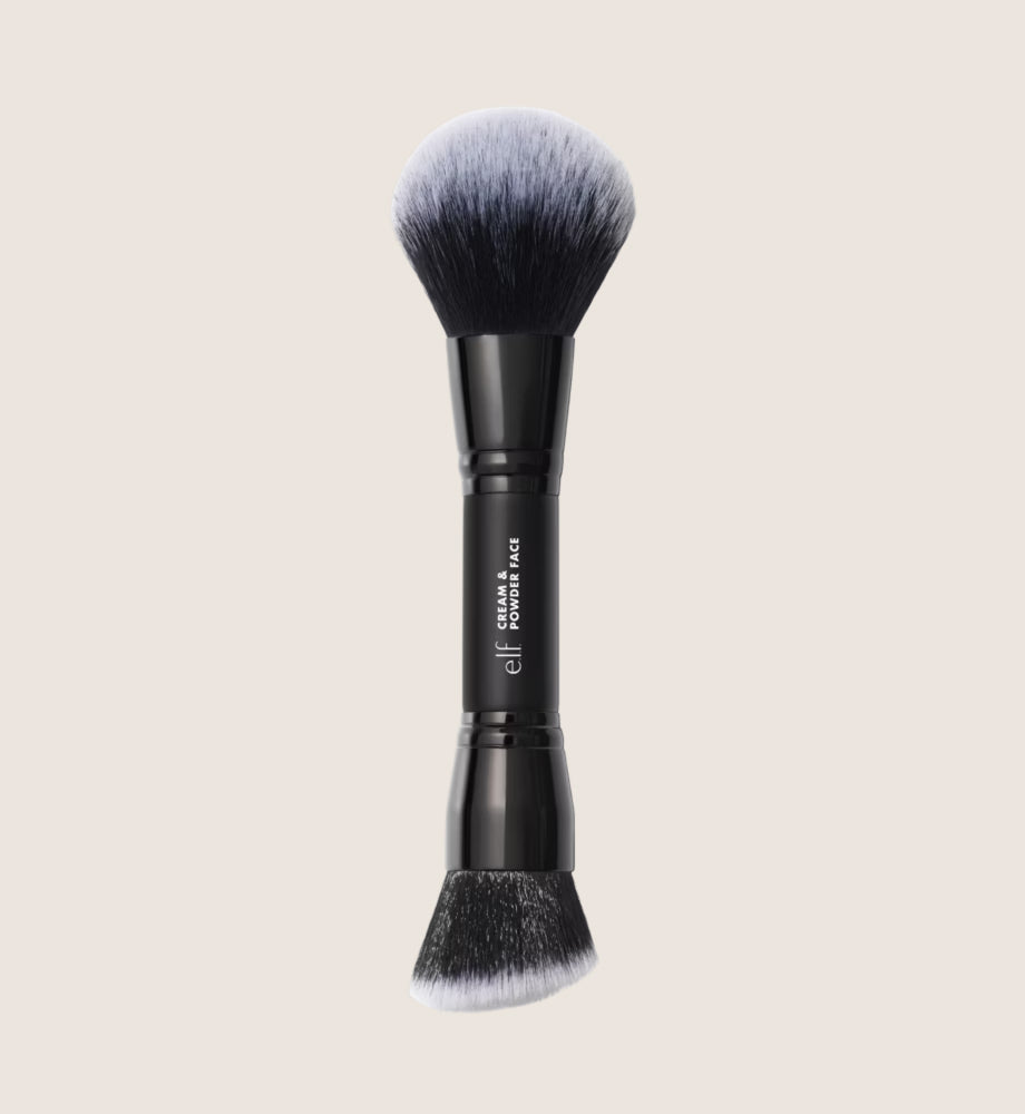 e.l.f. Cream & Powder Face Brush Vegan & Cruelty Free