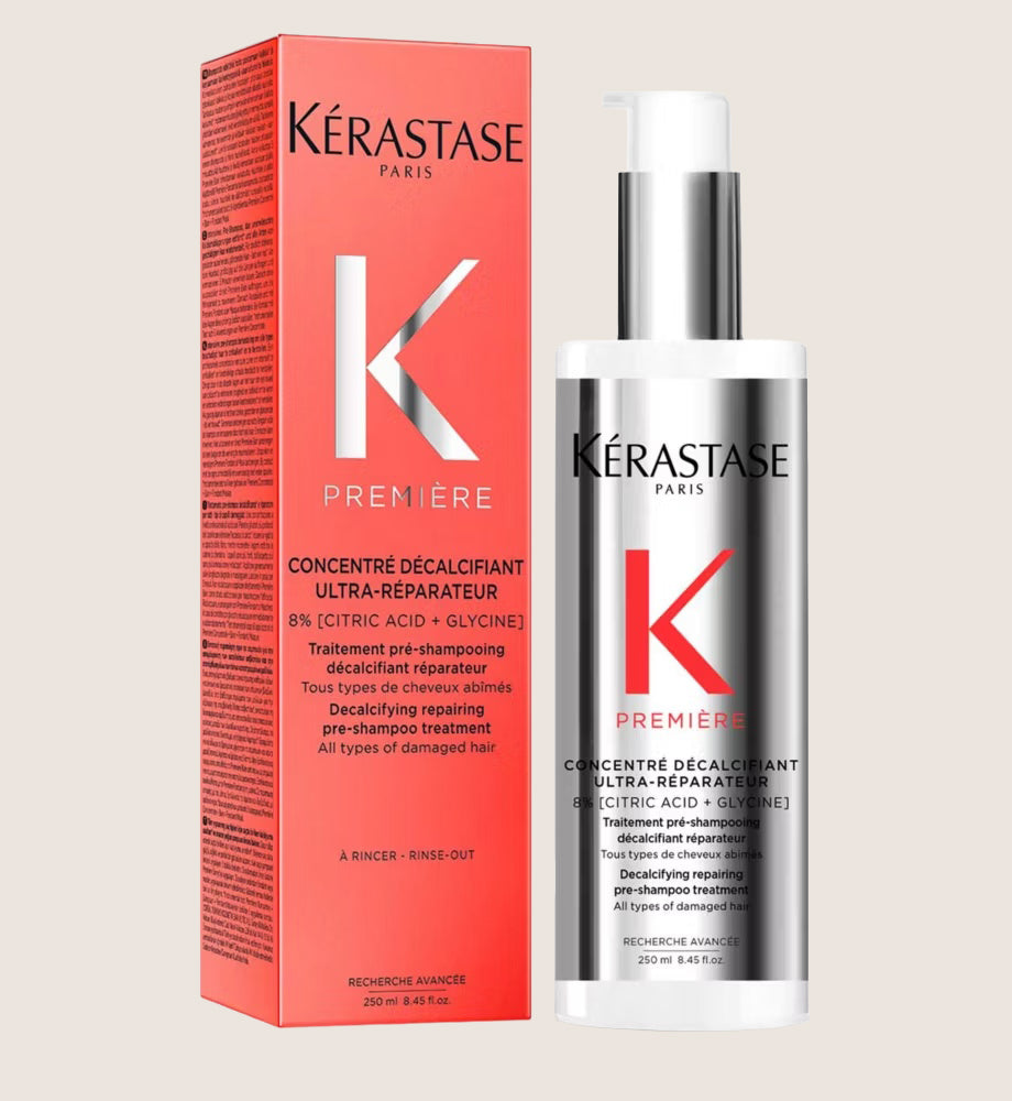 Kérastase Première Decalcifying Repairing Pre-Shampoo Hair Treatment for Damaged Hair with Pure Citric Acid and Glycine Cleansing Formula 250ml