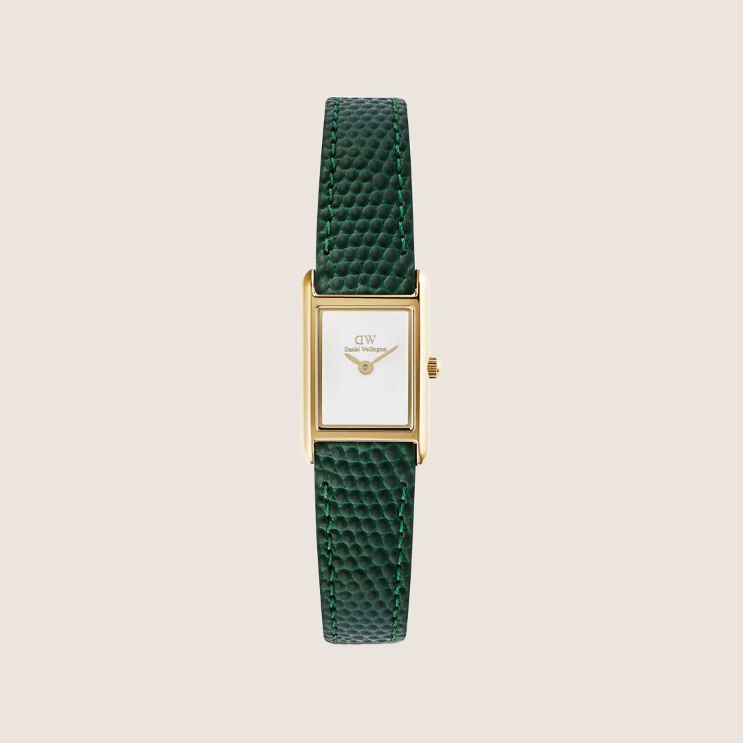 Daniel Wellington Women's Bound Gold Leather White Dial Watch DW00100906