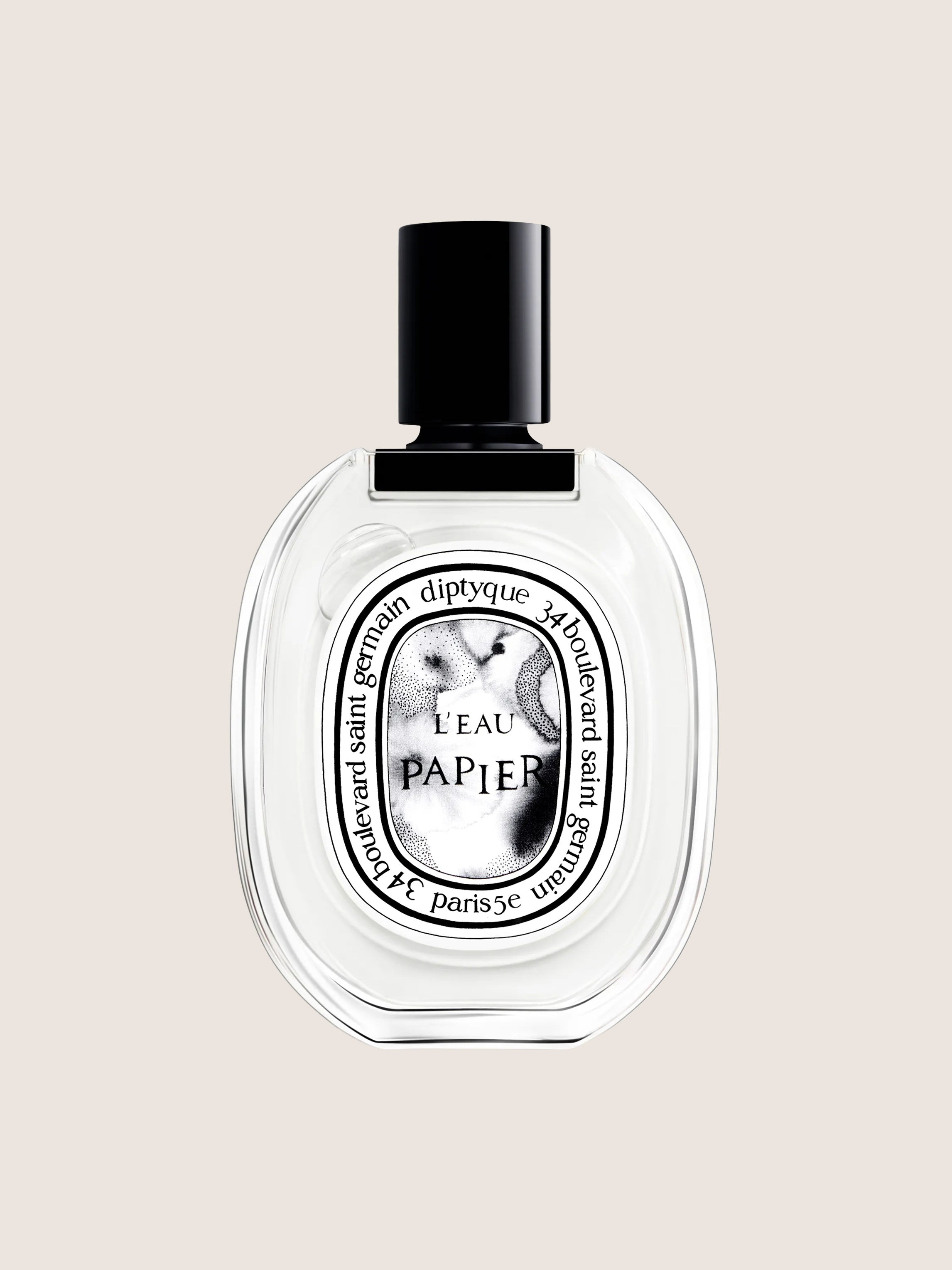 Diptyque Unisex L'Eau Papier Eau de Toilette | White Musk, Mimosa & Rice Steam Accord