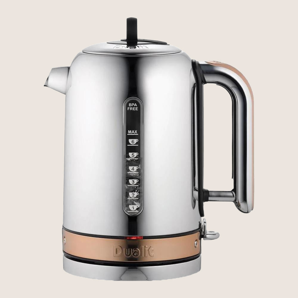 DUALIT Classic 72820 Jug Kettle with Copper & Stainless Steel Finish 1.5L - Copper