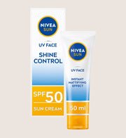 NIVEA SUN UV Face Sun Cream SPF 50 Shine Control SPF50 50ml