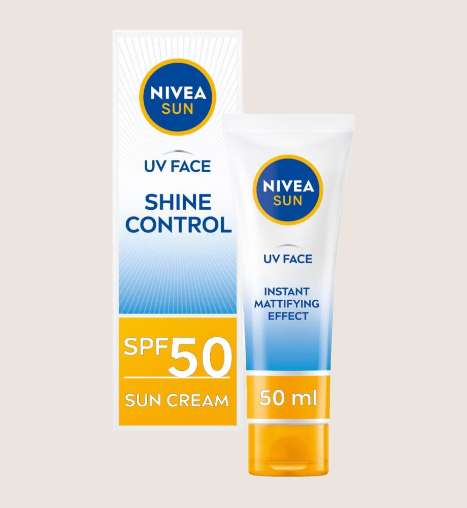 NIVEA SUN UV Face Sun Cream SPF 50 Shine Control SPF50 50ml